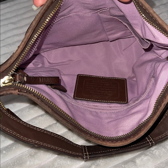 Coach Monogram Small Brown Bag 11957 - Picture 13 of 16